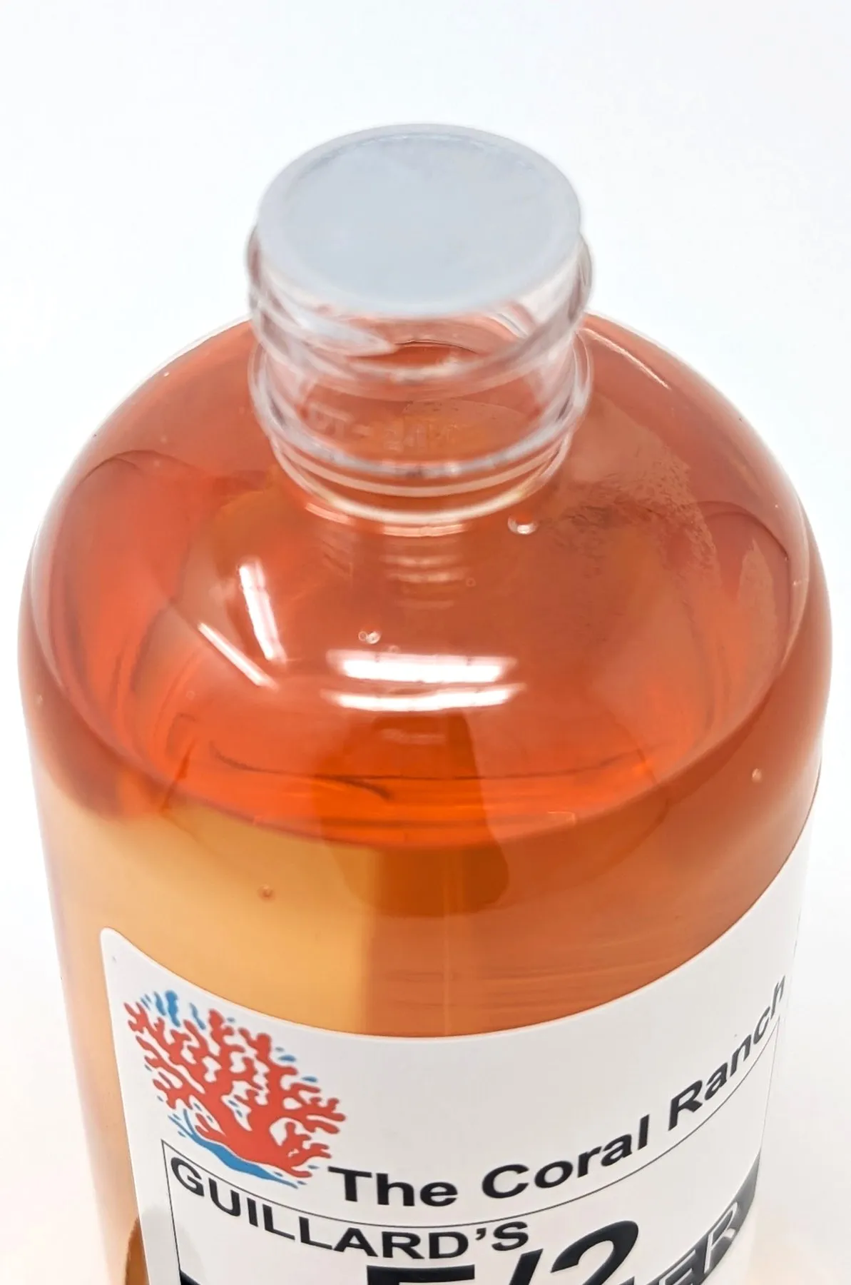 Guillard's F/2 Fertilizer bottle, top view