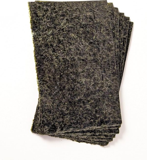 The Coral Ranch - Premium Nori Seaweed - 50 Sheets - Resealable Pack - Food for Marine Fish, Tangs, Butterfly Fish, Angelfish. (75 Gram) / 2.64 oz - Image 3